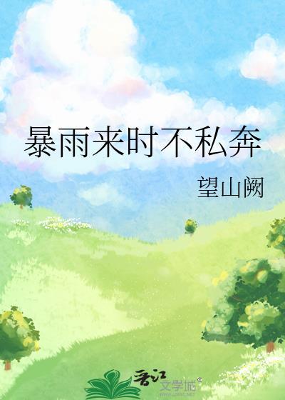 暴雨来时不私奔望山阙